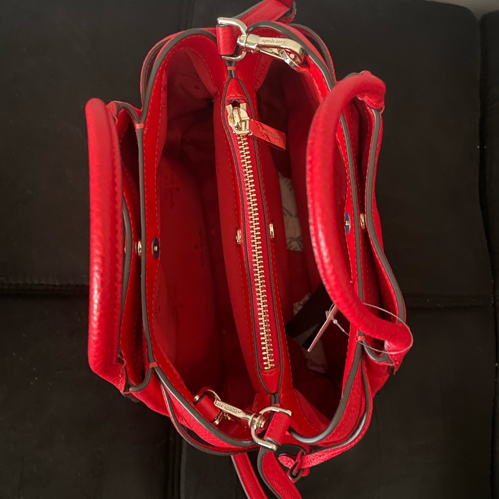 Kate Spade Cherry Red Satchel - Picture 3 of 4
